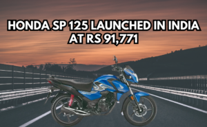 Honda Sp 125 launched in India